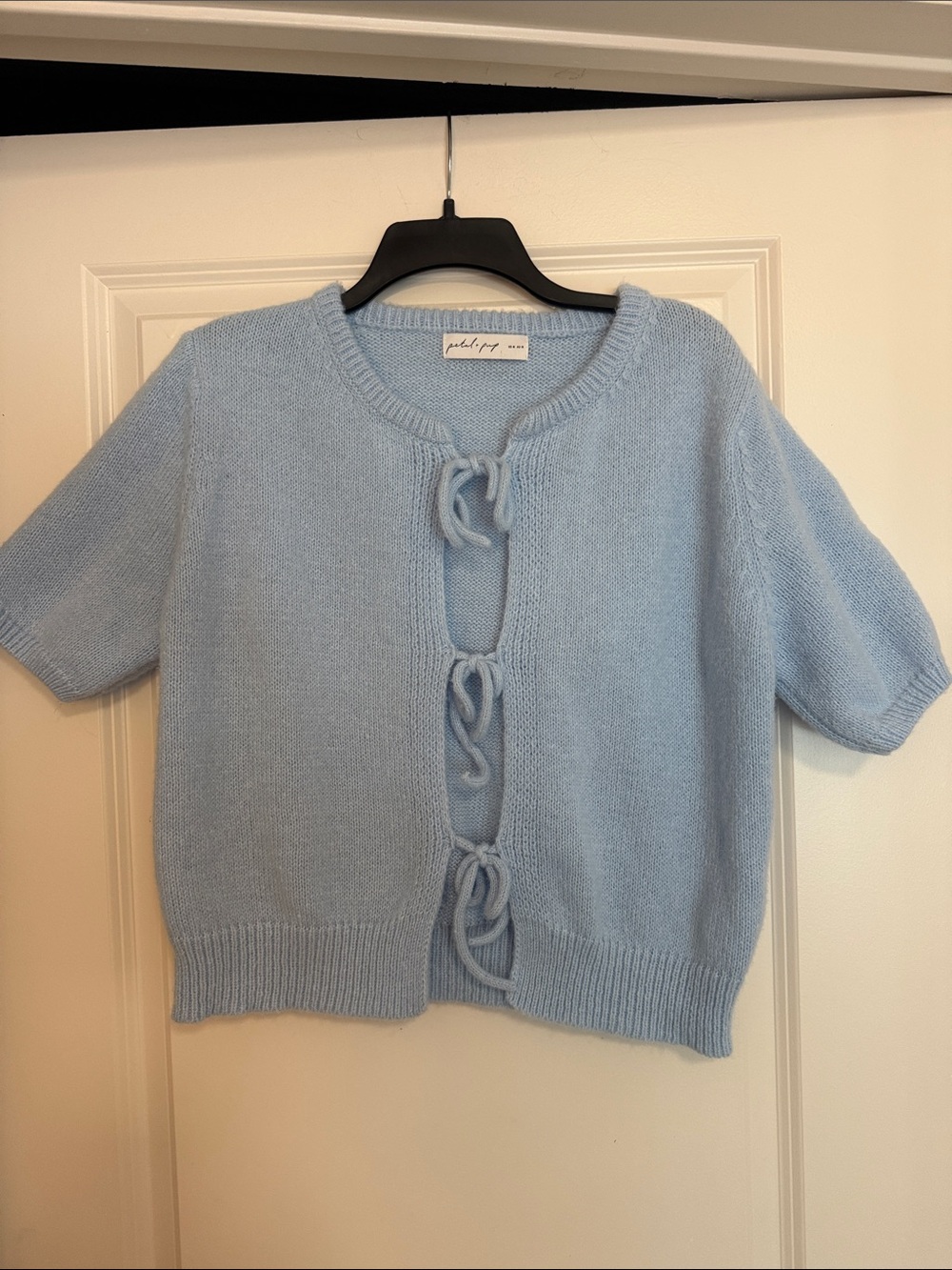 Petal & Pup Koskie Tie Front Knit Top size M